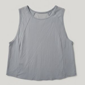 lululemon athletica Light Gray Tank Top With Mesh